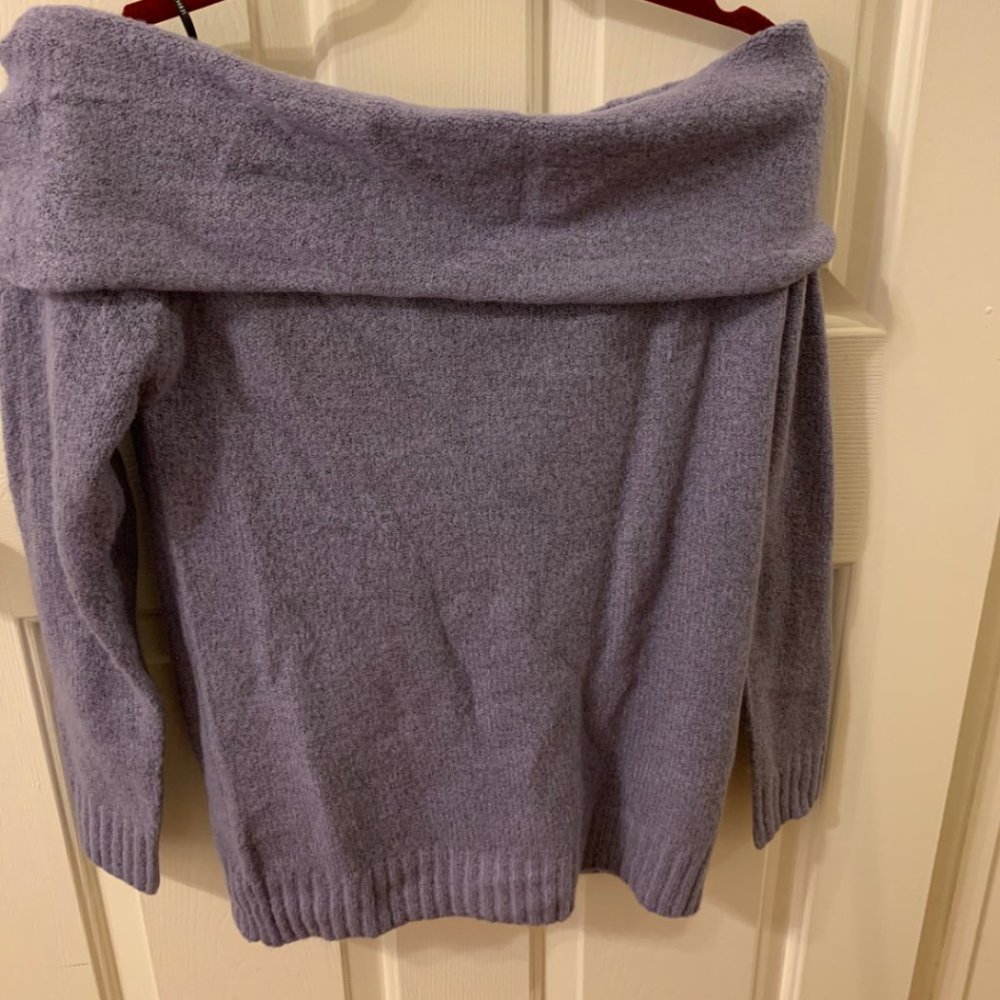 Forever 21 Foldover Off-the-Shoulder Sweater